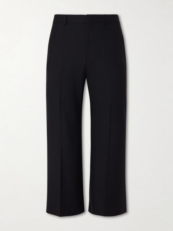 Ethan Straight-Leg Wool-Gabardine Trousers Ethan Straight-Leg Wool-Gabardine Trousers