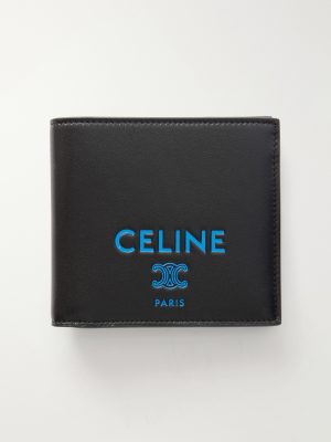 Logo-Print Leather Billfold Wallet Logo-Print Leather Billfold Wallet