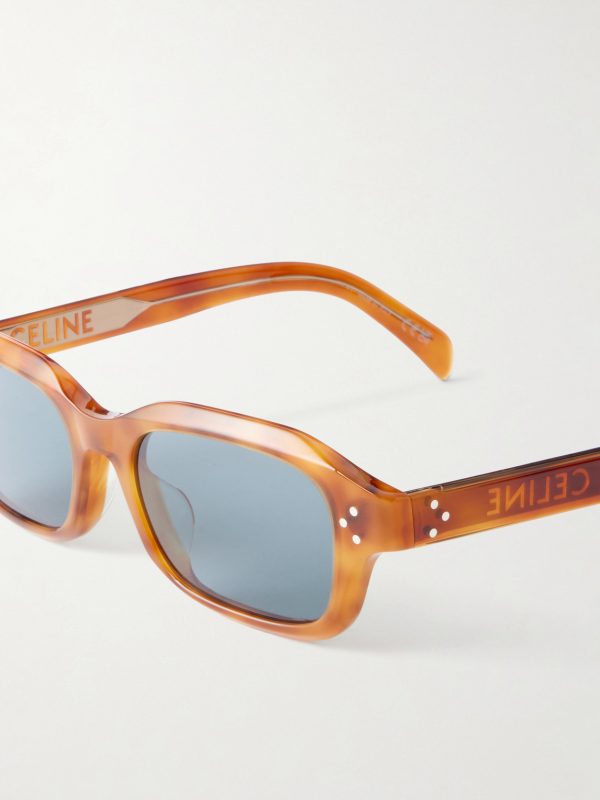 Rectangular-Frame Acetate Sunglasses - CU
