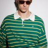 Rectangular-Frame Acetate Sunglasses - OU