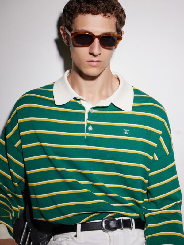 Rectangular-Frame Acetate Sunglasses - OU