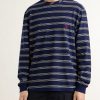 Triomphe-Embroidered Striped Cotton-Jersey T-Shirt - FR Triomphe-Embroidered Striped Cotton-Jersey T-Shirt - FR