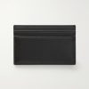 Logo-Print Leather Cardholder - BK