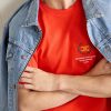 Triomphe-Embroidered Cotton-Jersey T-Shirt - CU Triomphe-Embroidered Cotton-Jersey T-Shirt - CU