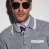 Round-Frame Silver-Tone Titanium Sunglasses - BK Round-Frame Silver-Tone Titanium Sunglasses - BK