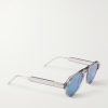 Round-Frame Acetate Sunglasses - FR Round-Frame Acetate Sunglasses - FR