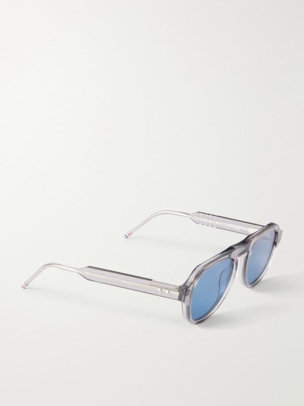 Round-Frame Acetate Sunglasses - FR Round-Frame Acetate Sunglasses - FR