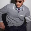 Aviator-Style Gold-Tone Titanium Sunglasses - OU