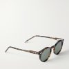 Round-Frame Tortoiseshell Acetate Sunglasses - FR Round-Frame Tortoiseshell Acetate Sunglasses - FR