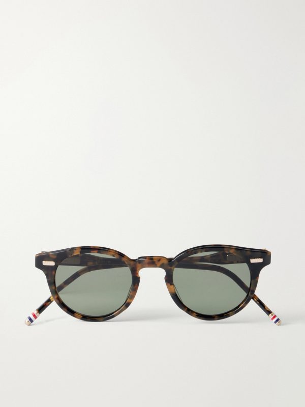 Round-Frame Tortoiseshell Acetate Sunglasses Round-Frame Tortoiseshell Acetate Sunglasses