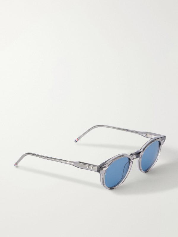 Round-Frame Acetate Sunglasses - FR Round-Frame Acetate Sunglasses - FR