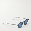 Square-Frame Titanium Sunglasses - FR