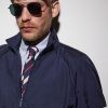 Aviator-Style Silver-Toned Sunglasses - BK Aviator-Style Silver-Toned Sunglasses - BK