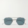 Aviator-Style Silver-Toned Sunglasses Aviator-Style Silver-Toned Sunglasses