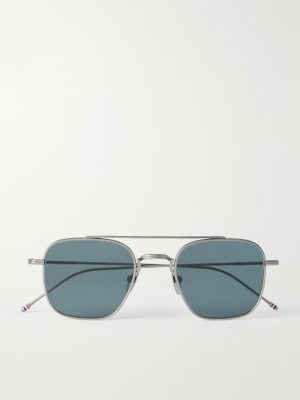 Aviator-Style Silver-Toned Sunglasses Aviator-Style Silver-Toned Sunglasses
