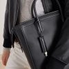 Century 33 Patina-Leather Tote Bag - E2