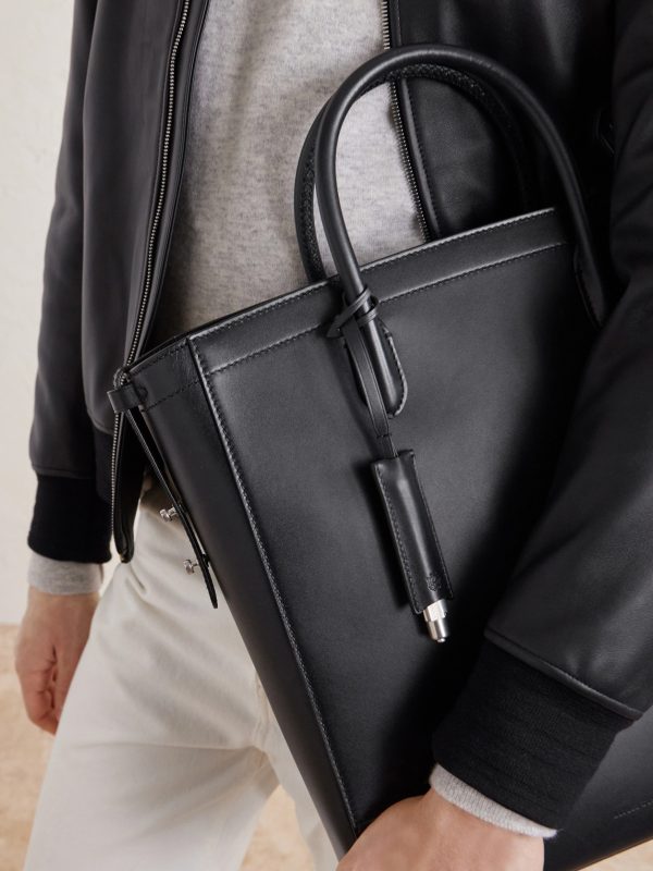 Century 33 Patina-Leather Tote Bag - E2
