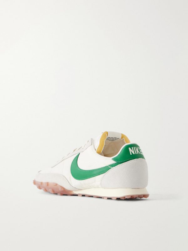 Waffle Racer Nylon, Suede and Leather Sneakers - BK