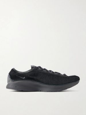 Air Superfly Rubber-Trimmed Calf Hair Sneakers Air Superfly Rubber-Trimmed Calf Hair Sneakers