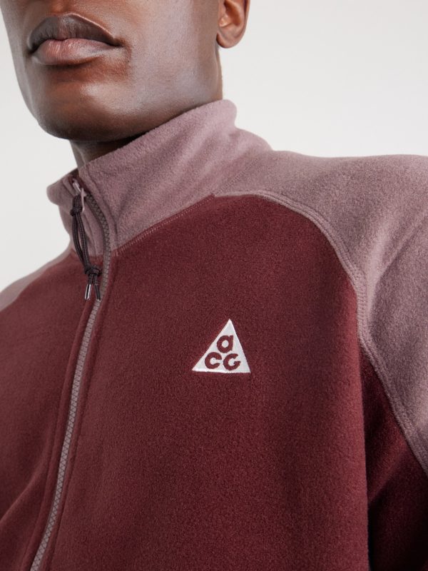 ACG Wolf Tree Logo-Embroidered Fleece Jacket - E1 ACG Wolf Tree Logo-Embroidered Fleece Jacket - E1