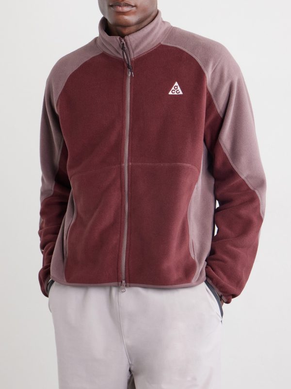 ACG Wolf Tree Logo-Embroidered Fleece Jacket - FR ACG Wolf Tree Logo-Embroidered Fleece Jacket - FR