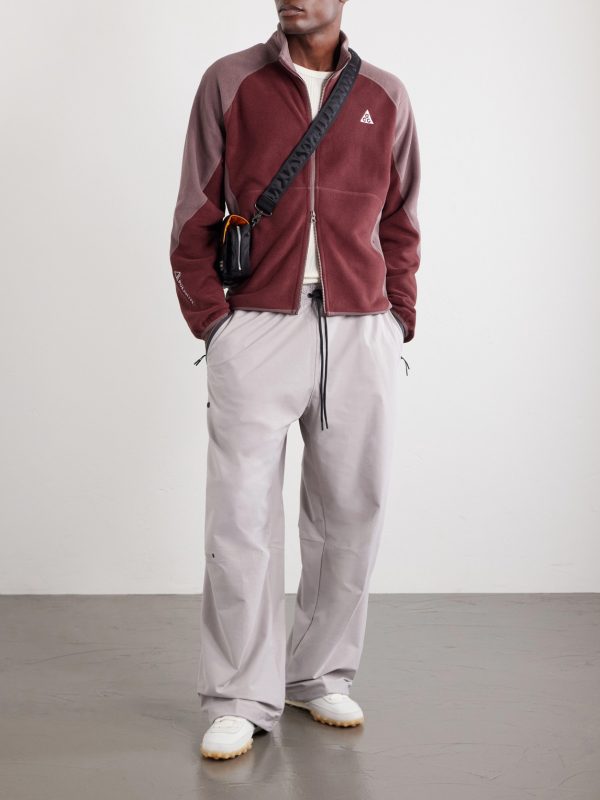 ACG Wolf Tree Logo-Embroidered Fleece Jacket - OU ACG Wolf Tree Logo-Embroidered Fleece Jacket - OU