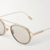 Aviator-Frame Titanium Sunglasses - CU