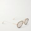 Aviator-Frame Titanium Sunglasses - FR