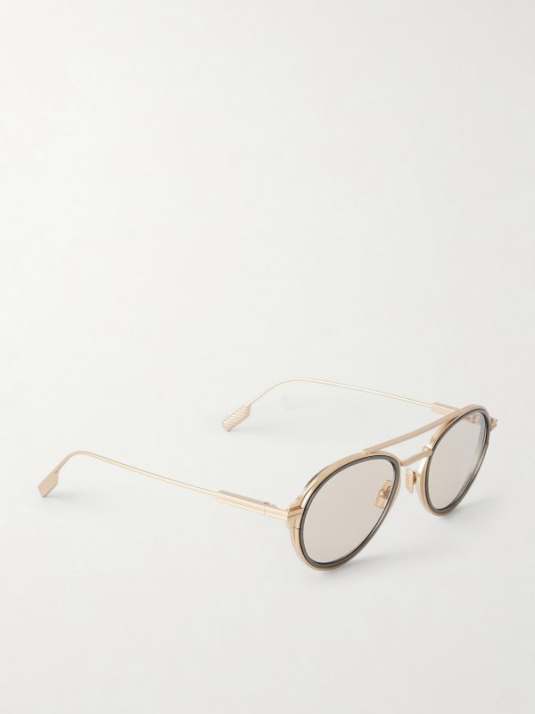 Aviator-Frame Titanium Sunglasses - FR