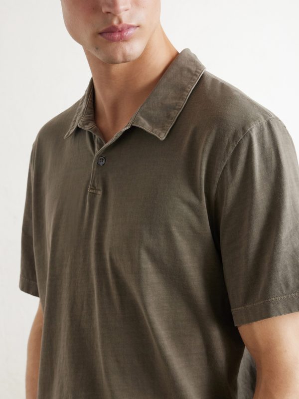 Supima Cotton-Jersey Polo Shirt - CU Supima Cotton-Jersey Polo Shirt - CU