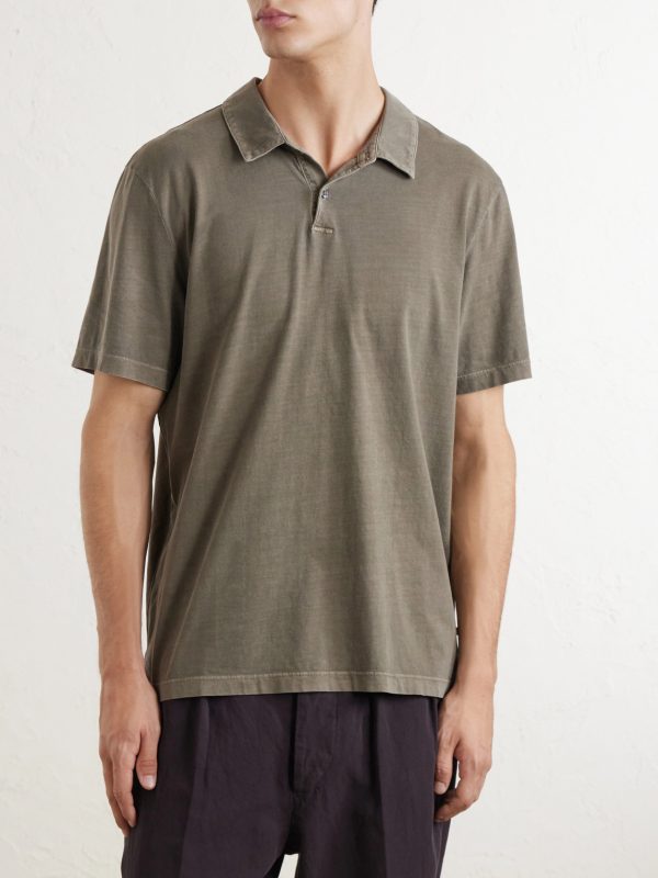 Supima Cotton-Jersey Polo Shirt - FR Supima Cotton-Jersey Polo Shirt - FR