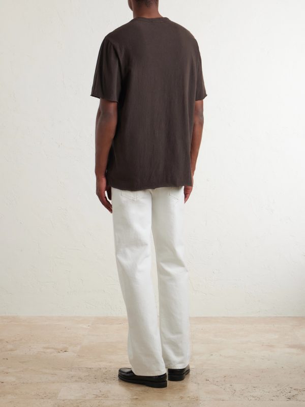 Distressed Cotton-Jersey T-Shirt - BK Distressed Cotton-Jersey T-Shirt - BK