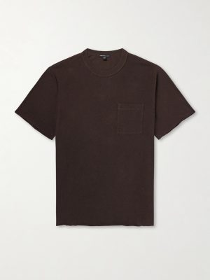 Distressed Cotton-Jersey T-Shirt