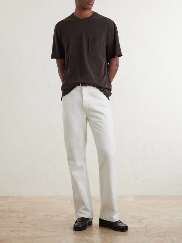 Distressed Cotton-Jersey T-Shirt - OU Distressed Cotton-Jersey T-Shirt - OU