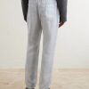 Straight-Leg Garment-Dyed Linen Drawstring Trousers - BK Straight-Leg Garment-Dyed Linen Drawstring Trousers - BK