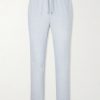Straight-Leg Garment-Dyed Linen Drawstring Trousers Straight-Leg Garment-Dyed Linen Drawstring Trousers