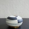 Large Cubisme Colour-Block Earthenware Box