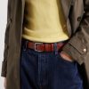 3cm Leather Belt - OU 3cm Leather Belt - OU