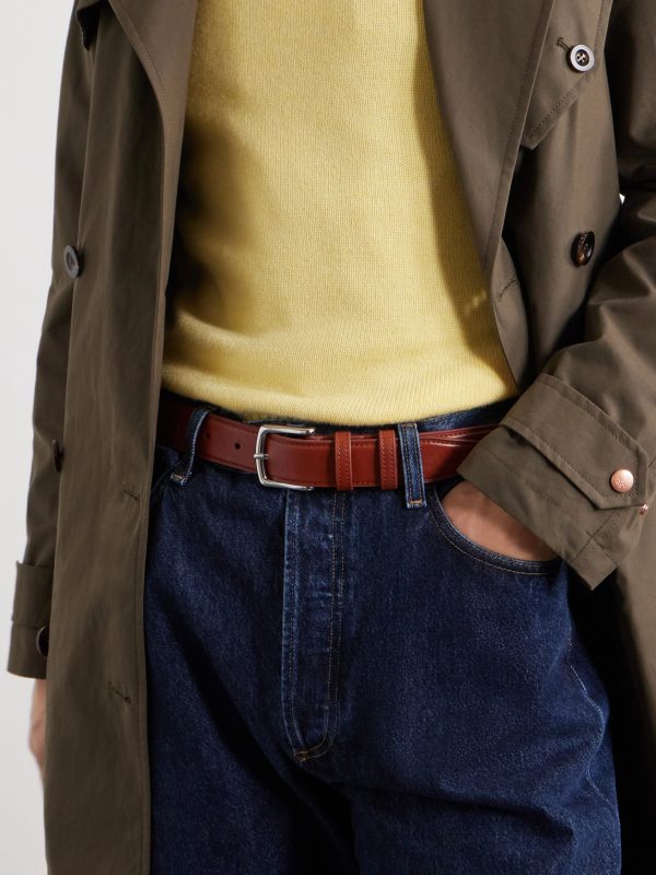 3cm Leather Belt - OU 3cm Leather Belt - OU