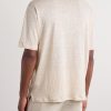 Linen-Jersey T-Shirt - BK Linen-Jersey T-Shirt - BK