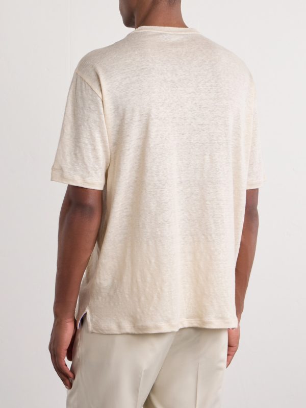 Linen-Jersey T-Shirt - BK Linen-Jersey T-Shirt - BK
