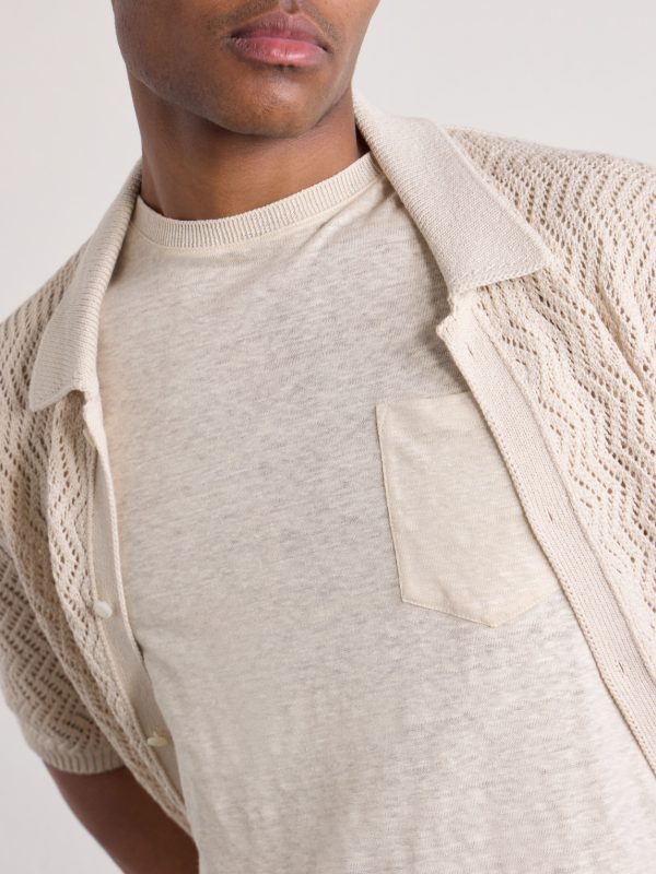 Linen-Jersey T-Shirt - CU Linen-Jersey T-Shirt - CU