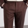 Straight-Leg Silk and Linen-Blend Suit Trousers - CU