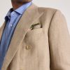 Double-Breasted Linen, Cotton and Silk-Blend Suit Jacket - CU Double-Breasted Linen, Cotton and Silk-Blend Suit Jacket - CU