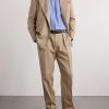 Double-Breasted Linen, Cotton and Silk-Blend Suit Jacket - OU Double-Breasted Linen, Cotton and Silk-Blend Suit Jacket - OU