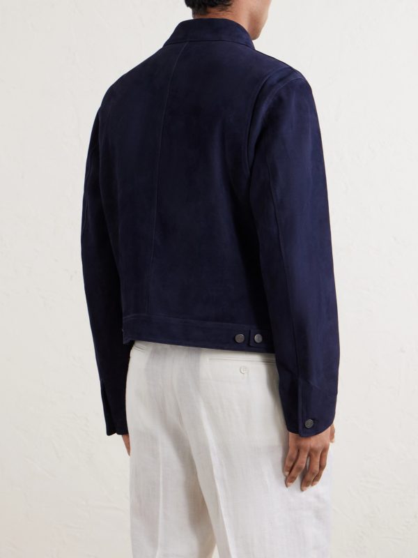 Suede Field Jacket - BK Suede Field Jacket - BK
