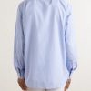 Striped Cotton-Poplin Shirt - BK Striped Cotton-Poplin Shirt - BK