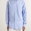 Striped Cotton-Poplin Shirt - CU Striped Cotton-Poplin Shirt - CU