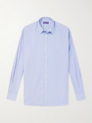 Striped Cotton-Poplin Shirt