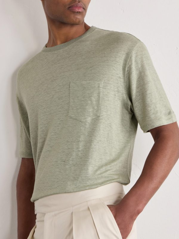 Linen-Jersey T-Shirt - CU Linen-Jersey T-Shirt - CU
